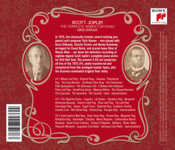3CD/Dobozkészlet Dick Hyman: Scott Joplin: The Complete Works For Piano
