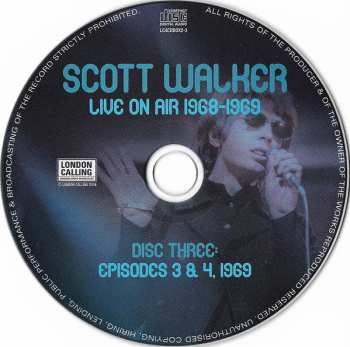 4CD/Dobozkészlet Scott Walker: Live On Air 1968-1969