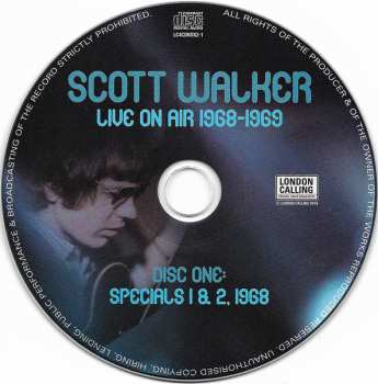 4CD/Dobozkészlet Scott Walker: Live On Air 1968-1969