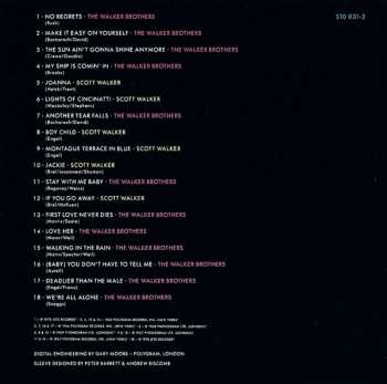 CD Scott Walker: No Regrets • The Best Of Scott Walker And The Walker Brothers • 1965 - 1976