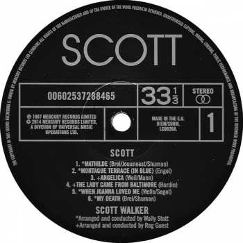 LP Scott Walker: Scott LTD