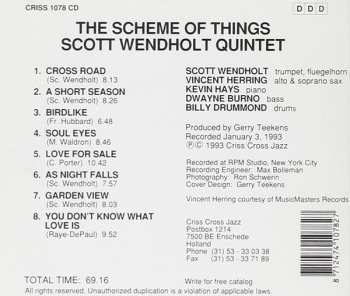 CD Scott Wendholt Quintet: The Scheme Of Things