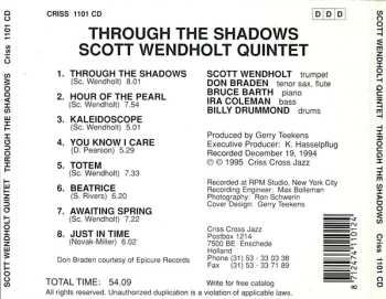 CD Scott Wendholt Quintet: Through The Shadows