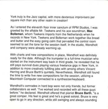 CD Scott Wendholt Quintet: Through The Shadows