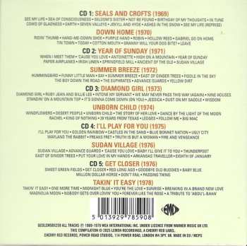 5CD/Dobozkészlet Seals & Crofts: Gold & Rainbows: The Warner Bros. Years 1969-1978