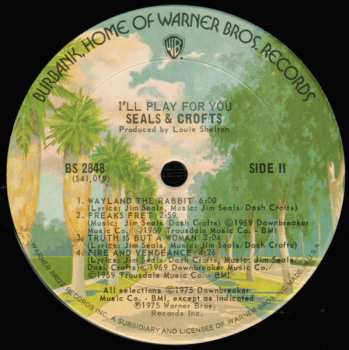 LP Seals & Crofts: I'll Play For You