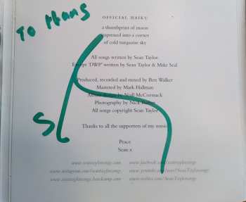 CD Sean Taylor: the end of the rainbow