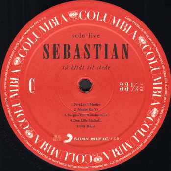 2LP Sebastian: Så Blidt Til Stede