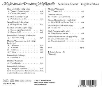 CD Sebastian Knebel: Musik Aus Der Dresdner Schlofkapelle