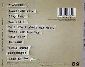 CD Secondhand Serenade: Hear Me Now