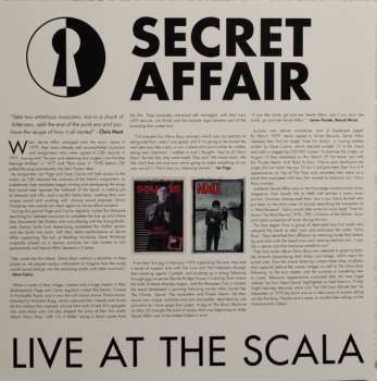 2LP Secret Affair: Live at The Scala