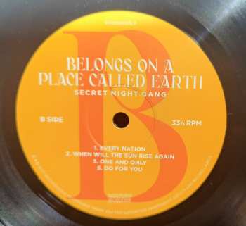 LP Secret Night Gang: Belongs On A Place Called Earth