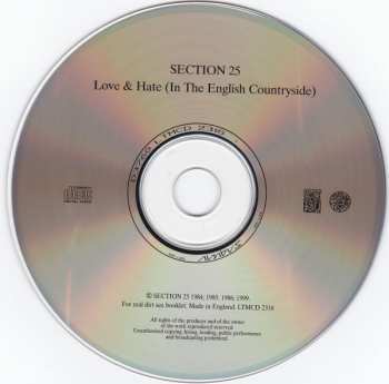 CD Section 25: Love And Hate (In The English Countryside)