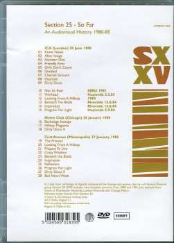 DVD Section 25: So Far - An Audiovisual History 1980-85