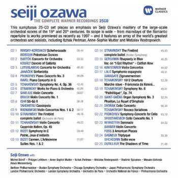 25CD/Dobozkészlet Seiji Ozawa: The Complete Warner Recordings