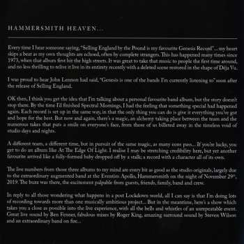 2CD/DVD Steve Hackett: Selling England By The Pound & Spectral Mornings: Live At Hammersmith