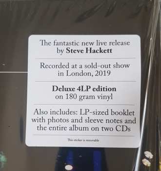 4LP/2CD Steve Hackett: Selling England By The Pound & Spectral Mornings: Live At Hammersmith DLX | LTD