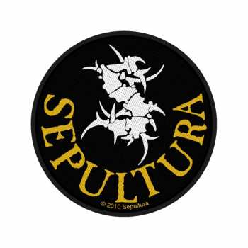 Merch Sepultura: Felvarró Circular Logo Sepultura 