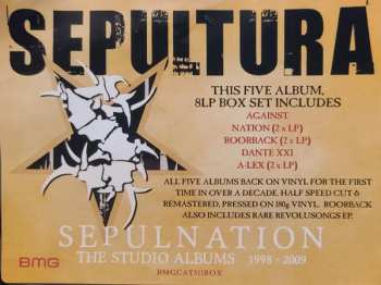 8LP/Dobozkészlet Sepultura: Sepulnation