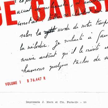 LP Serge Gainsbourg: Du Chant A La Une