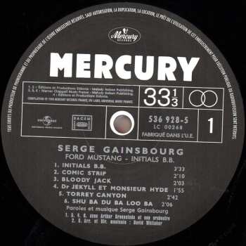 LP Serge Gainsbourg: Initials B.B.