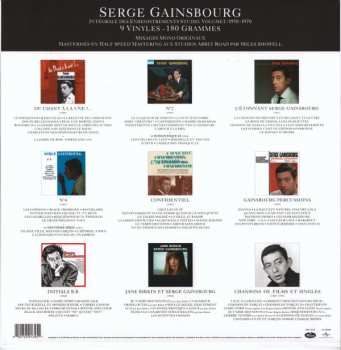 9LP/Dobozkészlet Serge Gainsbourg: Intégrale Des Enregistrements Studio, Volume 1 : 1958-1970  LTD