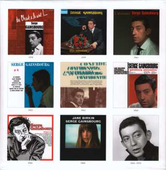 9LP/Dobozkészlet Serge Gainsbourg: Intégrale Des Enregistrements Studio, Volume 1 : 1958-1970  LTD