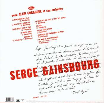 9LP/Dobozkészlet Serge Gainsbourg: Intégrale Des Enregistrements Studio, Volume 1 : 1958-1970  LTD