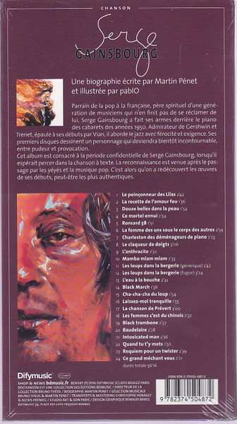 CD/Dobozkészlet Serge Gainsbourg: Serge Gainsbourg 1958-1962