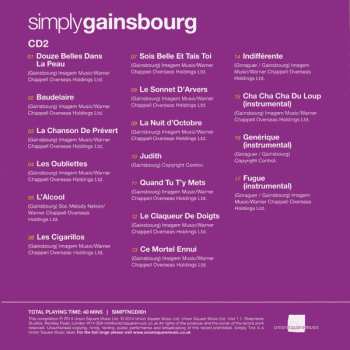 3CD/Dobozkészlet Serge Gainsbourg: Simply Gainsbourg (3 CDs From The Genius Of Chanson)