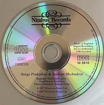 CD Sergei Prokofiev: Prokofiev & Shchedrin: Cinq Melodies/Parabola Concertante/Concertino/Classical Symphony