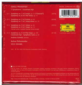 4CD/Dobozkészlet Sergei Prokofiev: 7 Symphonies •  Lieutenant Kijé