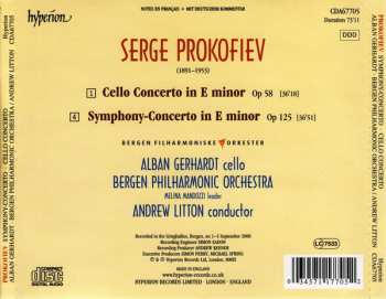 CD Sergei Prokofiev: Cello Concerto • Symphony-Concerto