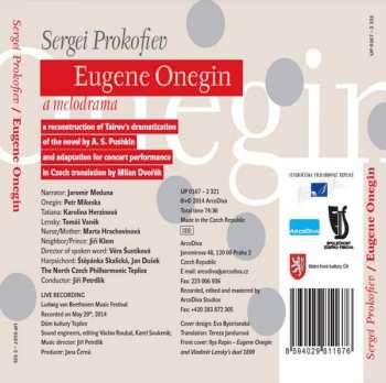 CD Sergei Prokofiev: Eugene Onegin. A Melodrama