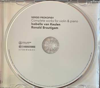 CD Sergei Prokofiev: Complete Works For Violin & Piano