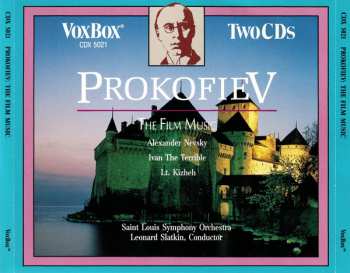 2CD/Dobozkészlet Sergei Prokofiev: The Film Music: Alexander Nevsky;  Ivan The Terrible; Lt. Kizheh