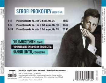 CD Sergei Prokofiev: Piano Concertos Nos. 1, 3 & 4