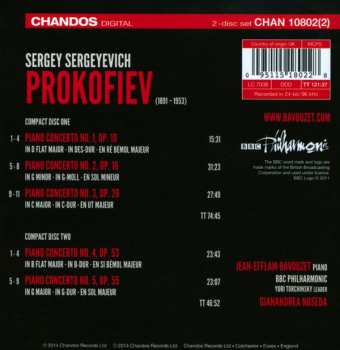2CD Sergei Prokofiev: Piano Concertos Nos 1-5
