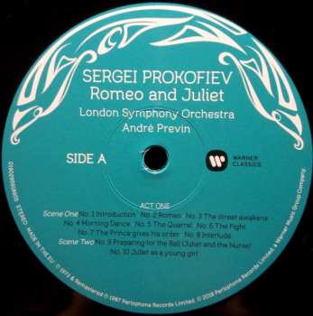 3LP Sergei Prokofiev: Romeo And Juliet (The Complete Ballet, Op. 64)