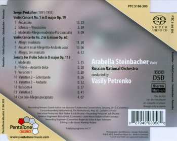 SACD Sergei Prokofiev: The 2 Violin Concertos / Sonata For Violin Solo In D Major, Op. 115