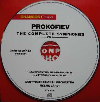 4CD/Dobozkészlet Sergei Prokofiev: The Complete Symphonies