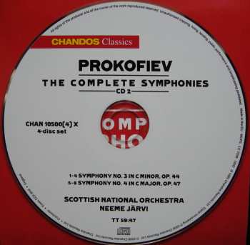4CD/Dobozkészlet Sergei Prokofiev: The Complete Symphonies