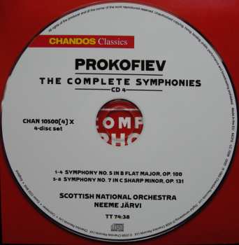 4CD/Dobozkészlet Sergei Prokofiev: The Complete Symphonies