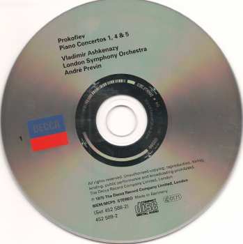 2CD Sergei Prokofiev: The 5 Piano Concertos