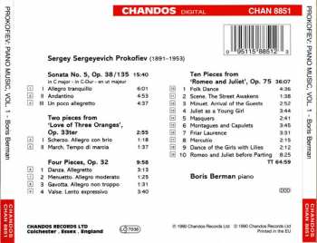 CD Sergei Prokofiev: Vol. 1 Of The Complete Piano Music