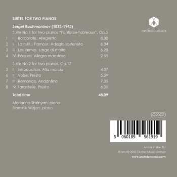 CD Sergei Vasilyevich Rachmaninoff: Suites For Two Pianos