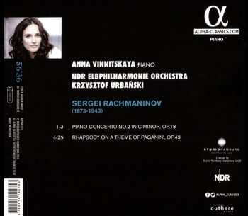 CD Sergei Vasilyevich Rachmaninoff: Piano Concert No.2 / Paganini Rhapsody