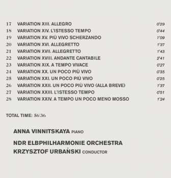 CD Sergei Vasilyevich Rachmaninoff: Piano Concert No.2 / Paganini Rhapsody