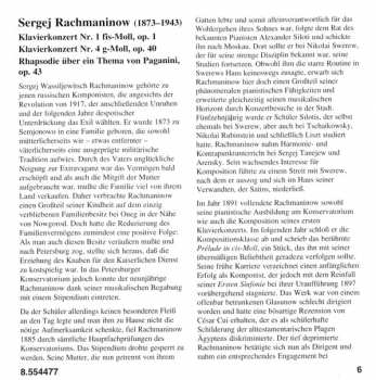 CD Sergei Vasilyevich Rachmaninoff: Piano Concertos Nos 1 And 4, Rhapsody On A Theme Of Paganini