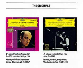 CD Pyotr Ilyich Tchaikovsky: Rachmaninov · Piano Concerto No. 2 / Tchaikovsky · Piano Concerto No.1